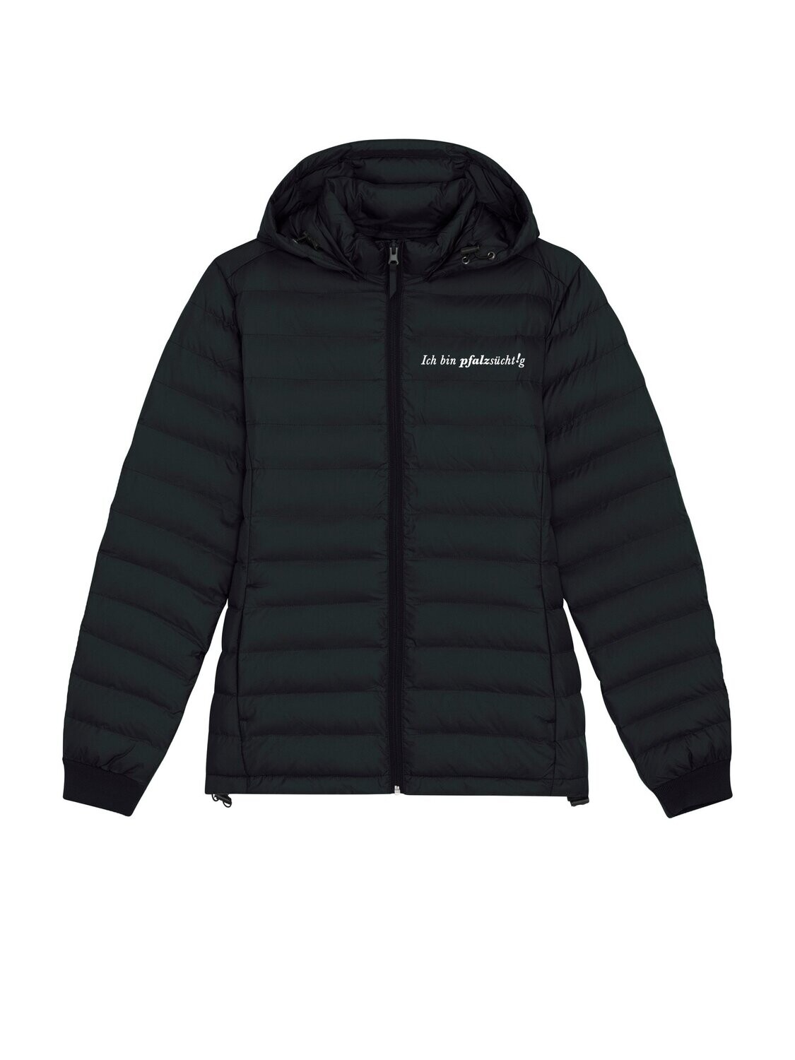Steppjacke Damen Langarm schwarz