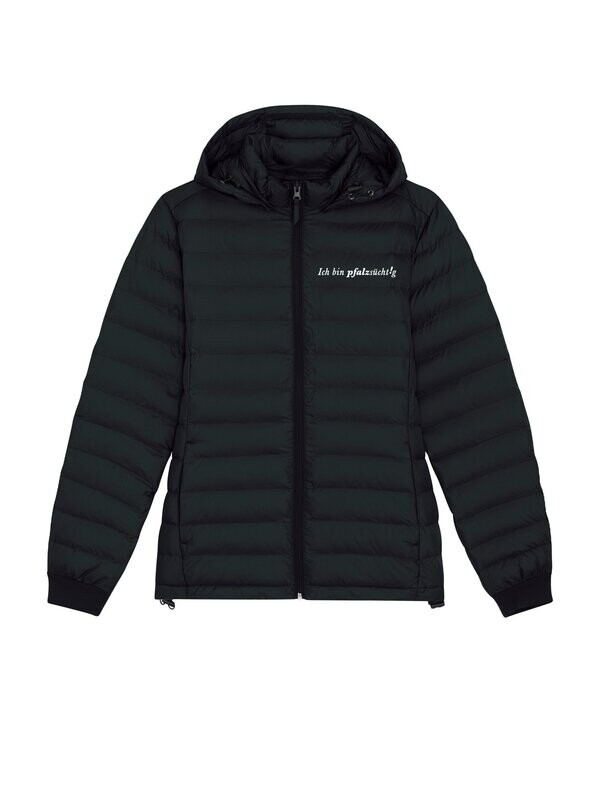 Steppjacke Damen Langarm schwarz