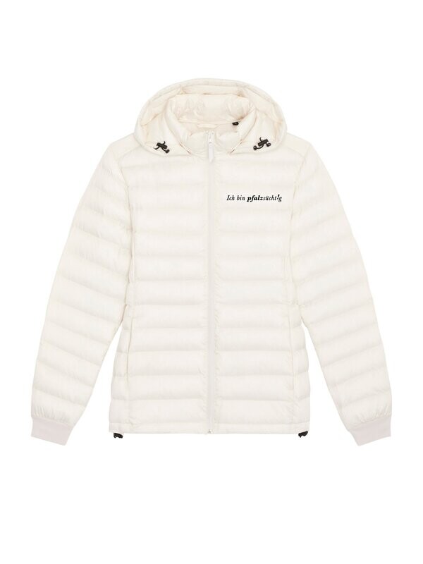 Steppjacke Damen Langarm weiß