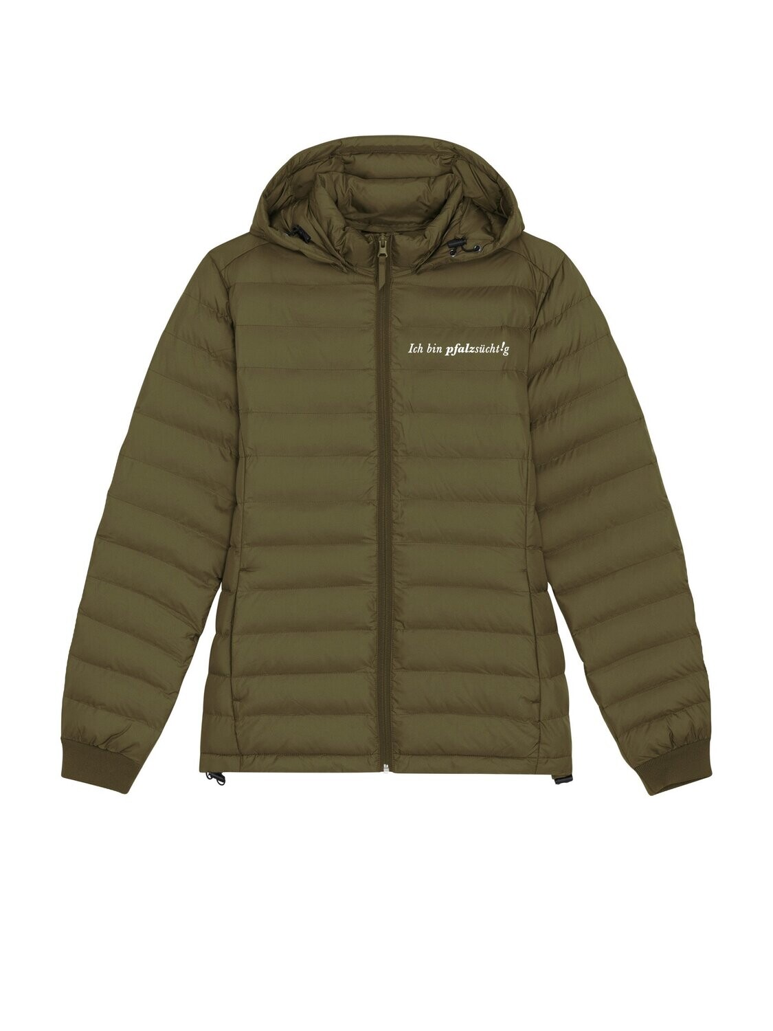 Steppjacke Damen Langarm khaki