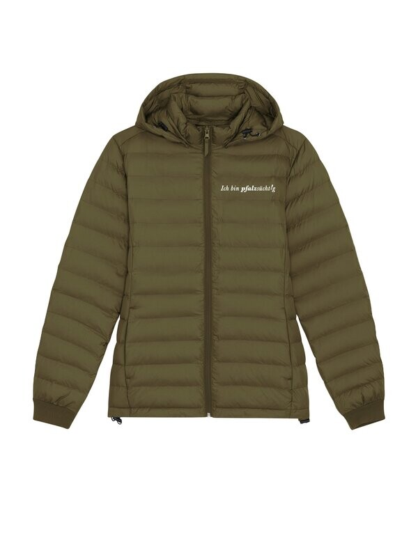 Steppjacke Damen Langarm khaki