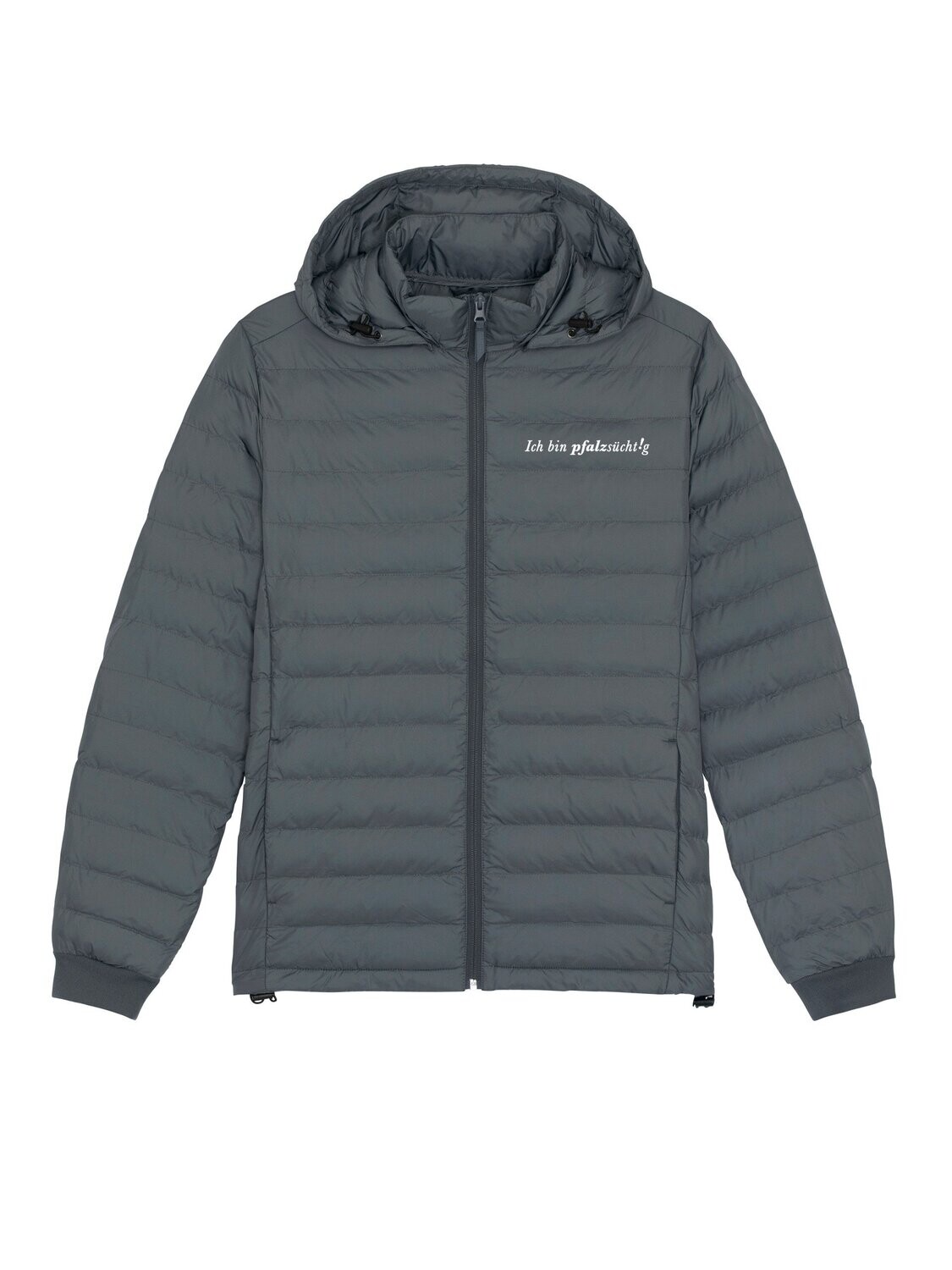 Steppjacke Herren Langarm grau