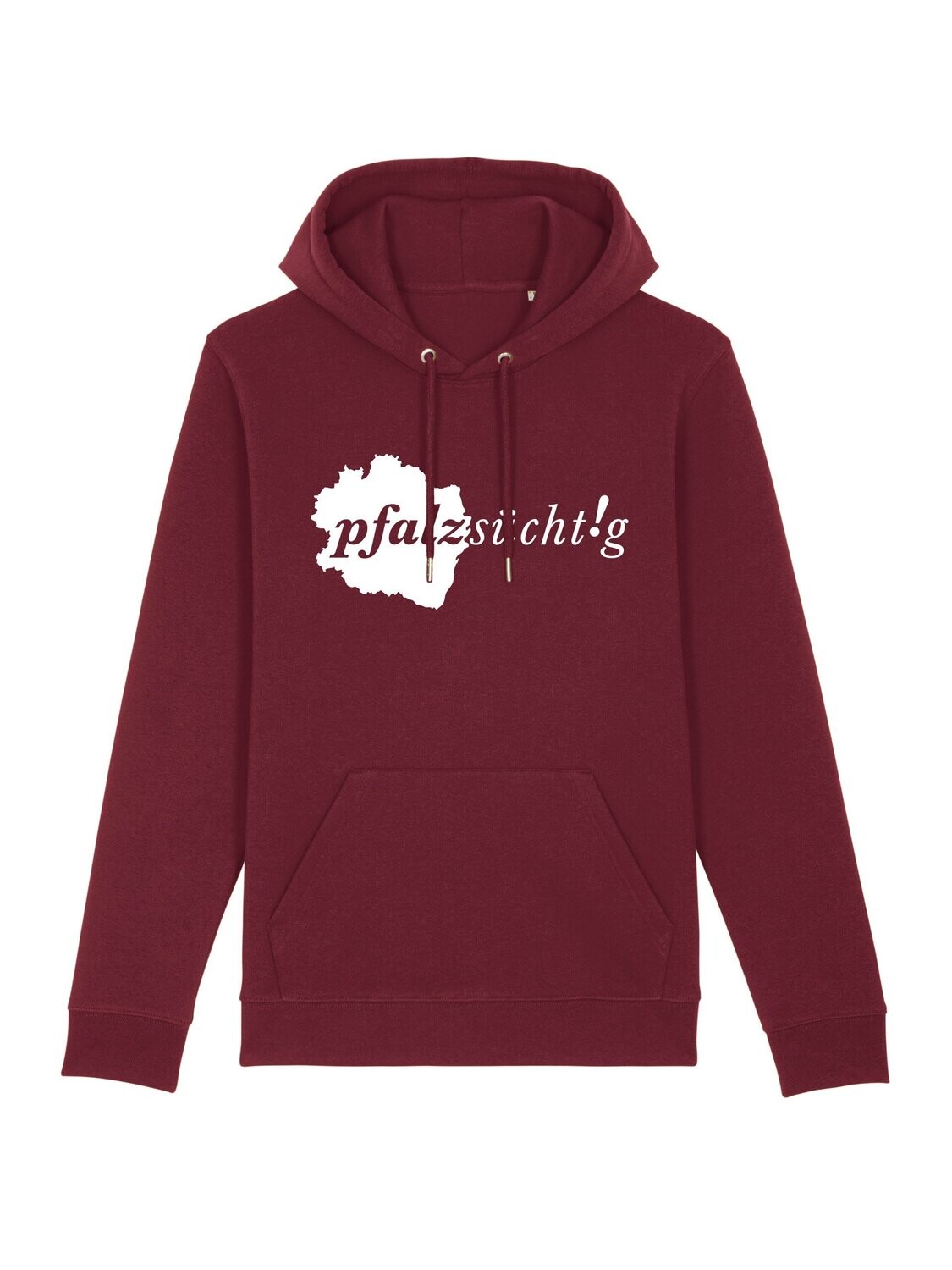 Hoodie "pfalzsücht!g" weinrot