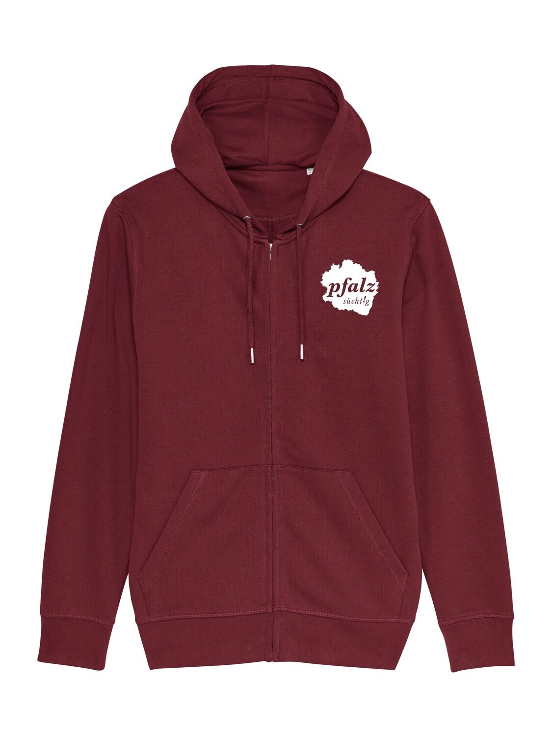 Zipper "pfalzgrenze" weinrot