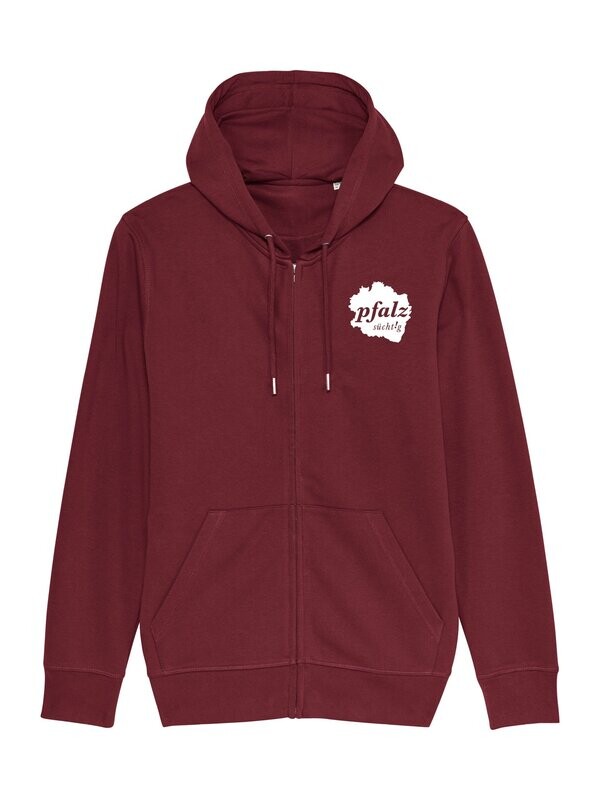 Zipper "pfalzgrenze" weinrot