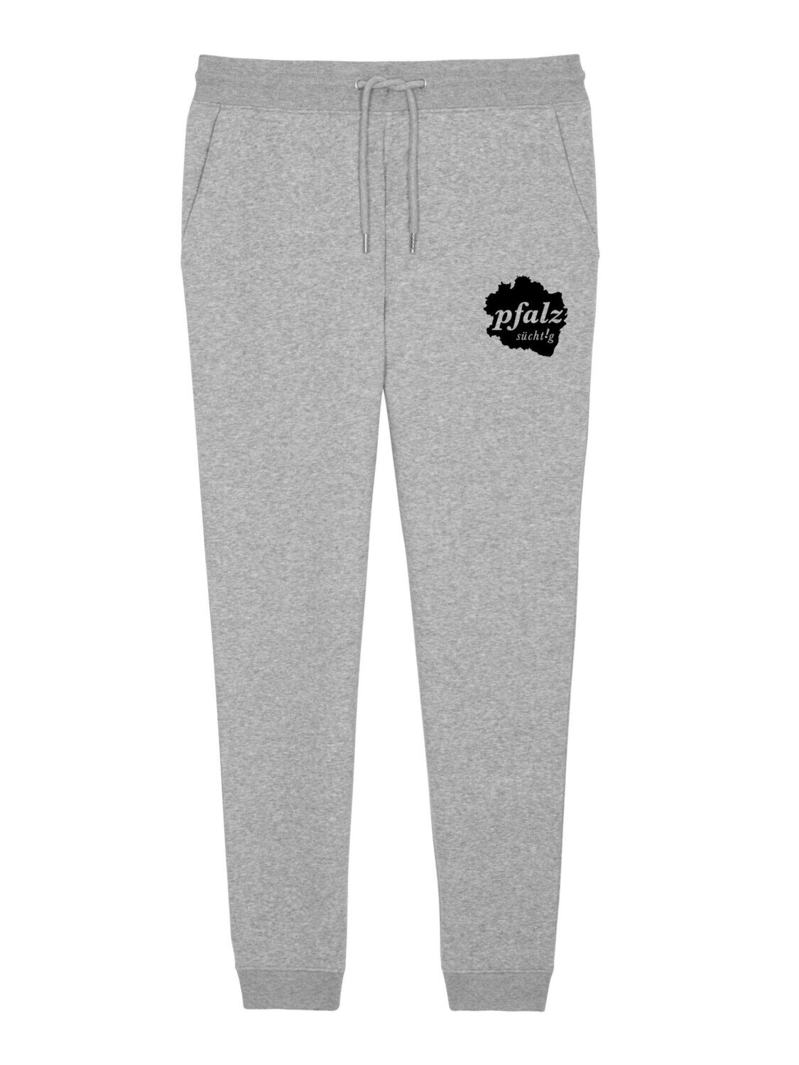 Jogginghose lang grau (Logo in schwarz)