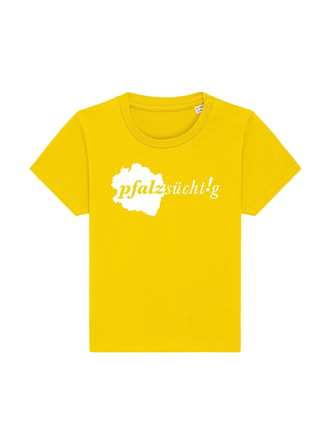 T-Shirt Baby "pfalzsücht!g" gold-gelb