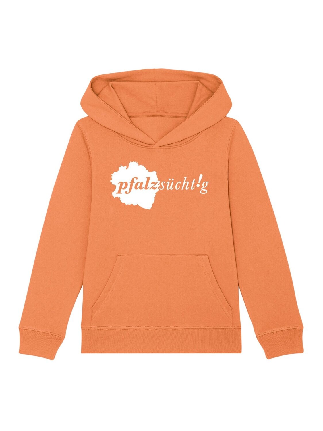 Mini Hoodie "pfalzsücht!g" Vulkan orange