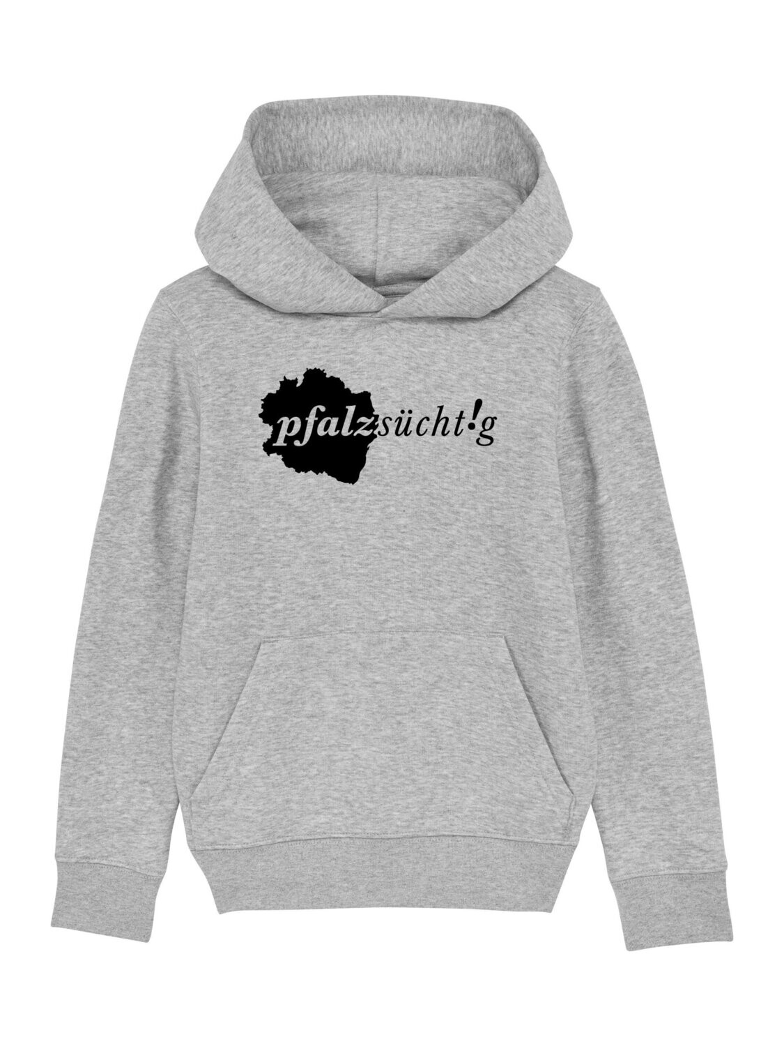 Mini Hoodie "pfalzsücht!g" grau (Logo in schwarz)