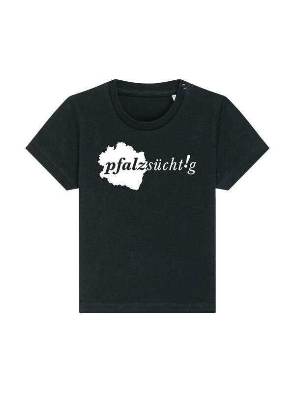 T-Shirt Baby "pfalzsücht!g" schwarz