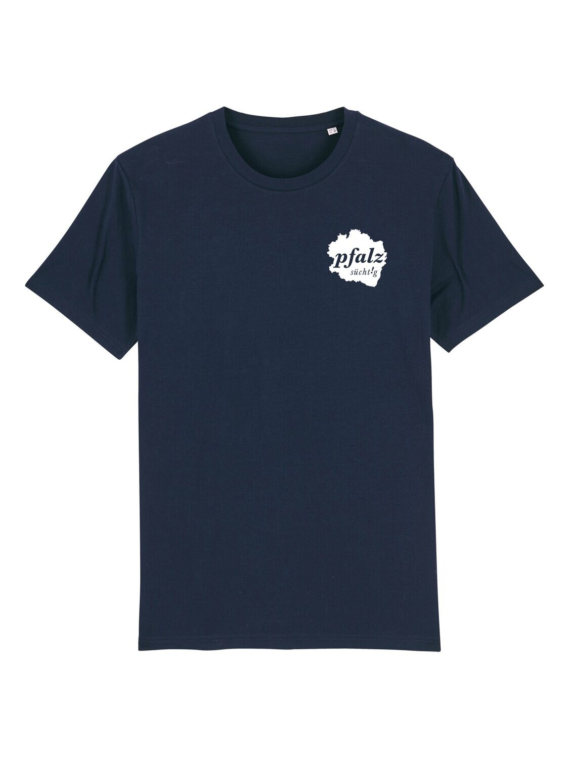 T-Shirt "pfalzgrenze" Unisex blau