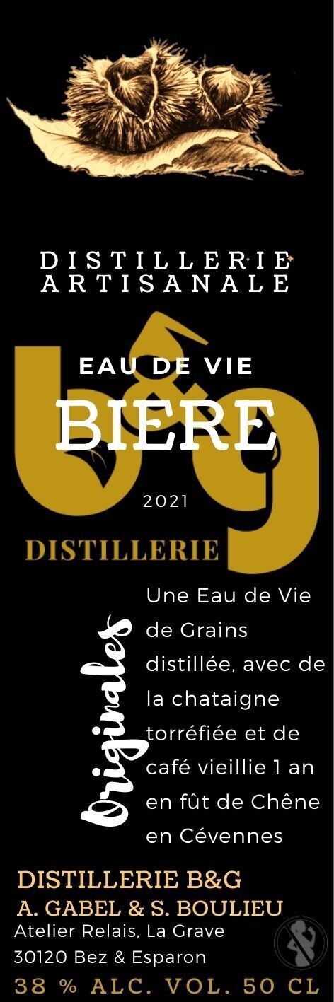 EAU DE VIE DE BIÈRE A LA CHÂTAIGNE