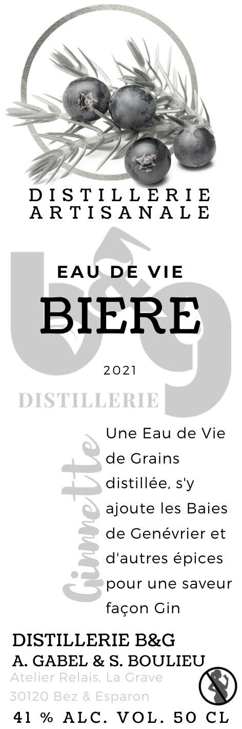 ​EAU DE VIE AU GENEVRIER