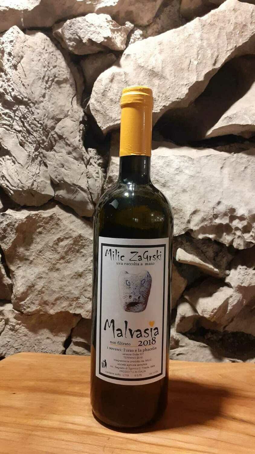 Bottiglia vino 0,75 IGP MALVAZIJA 2018 (vol 12%) Bottiglia vino 0,75 IGP MALVAZIJA 2018 (vol 12%)