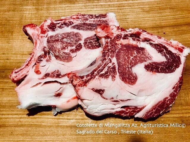Cotolette fresche di mangalica (porzione da 500 g) Cotolette fresche di mangalica (porzione da 500 g)