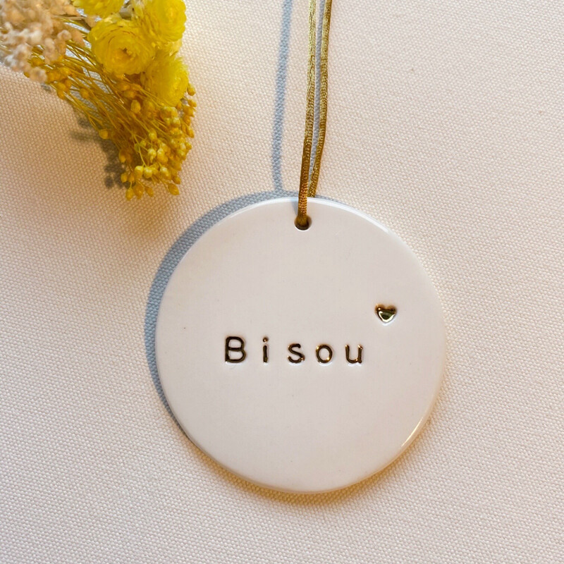 Pendentif mural Bisou