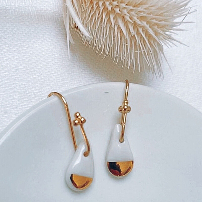 Boucles Goutte Or