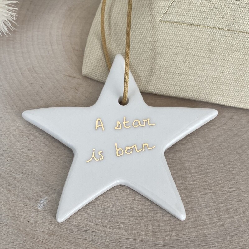 Etoile en porcelaine A Star is Born