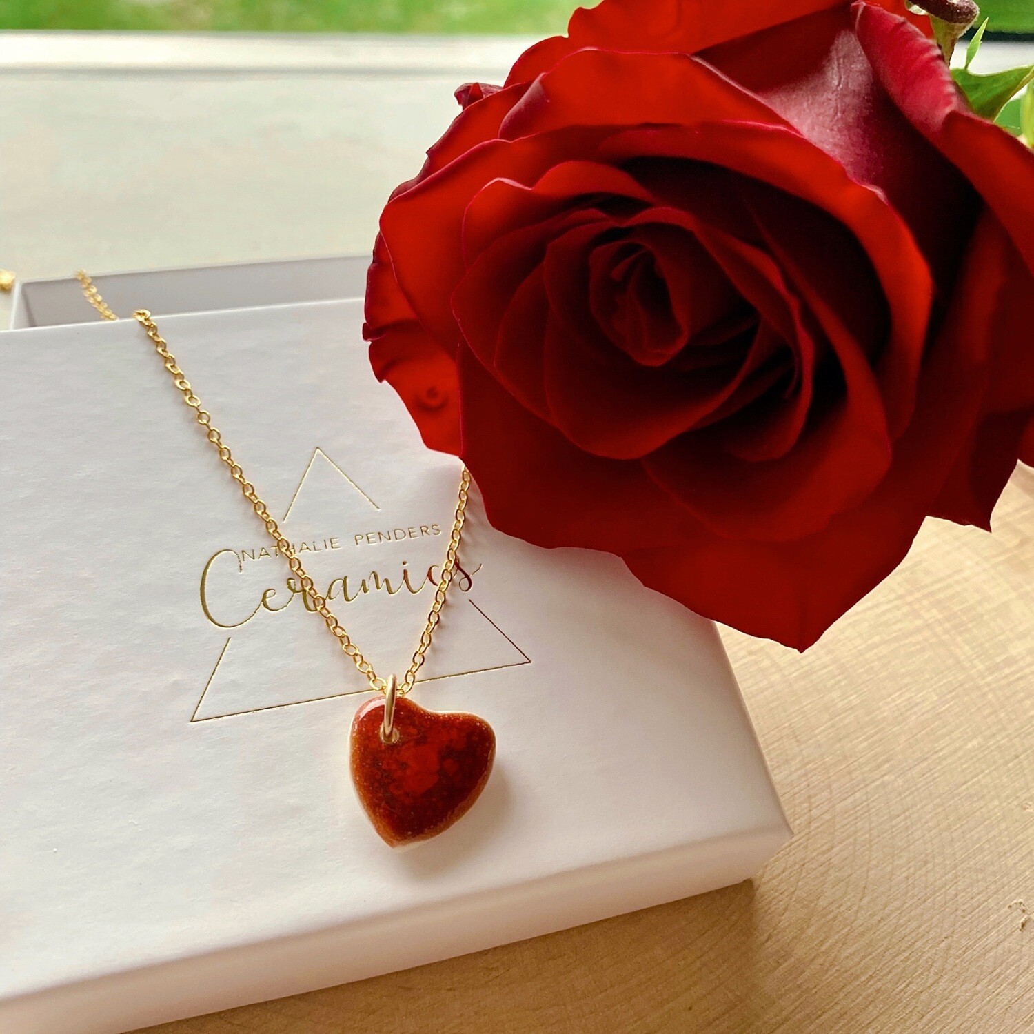 Chaîne Coeur Rouge