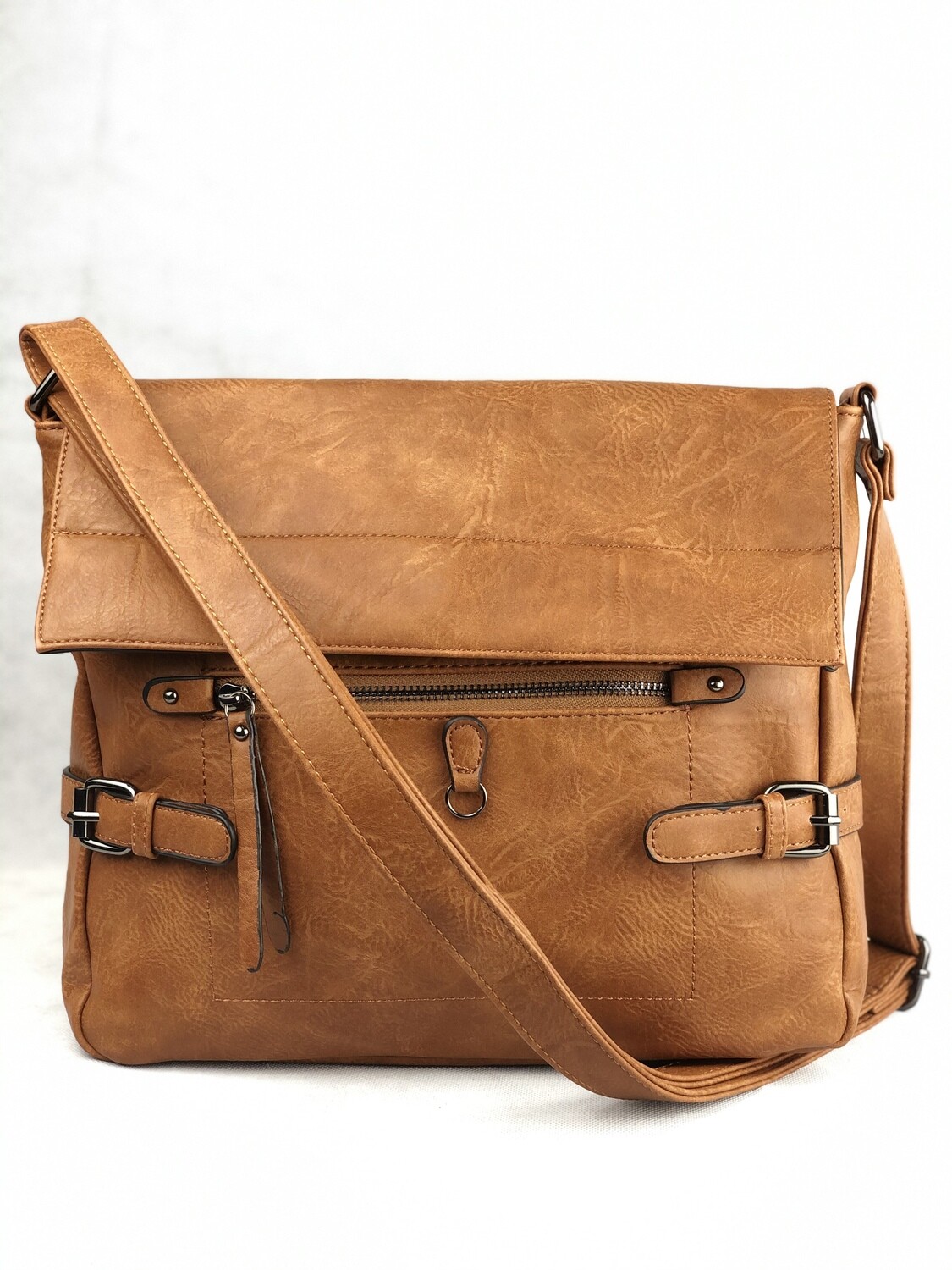 Tan Fashion Satchel