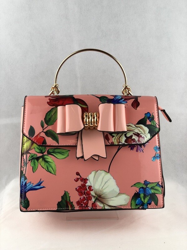 Pink floral
 Fashion handbag