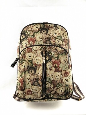 Teddy bear Tapestry backpack