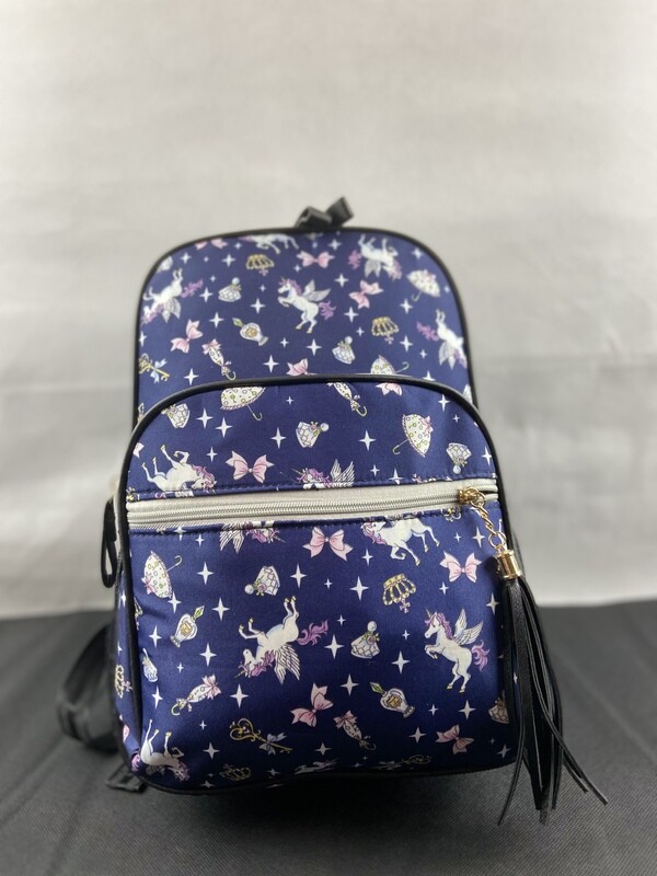 Unicorn crown print Backpack
