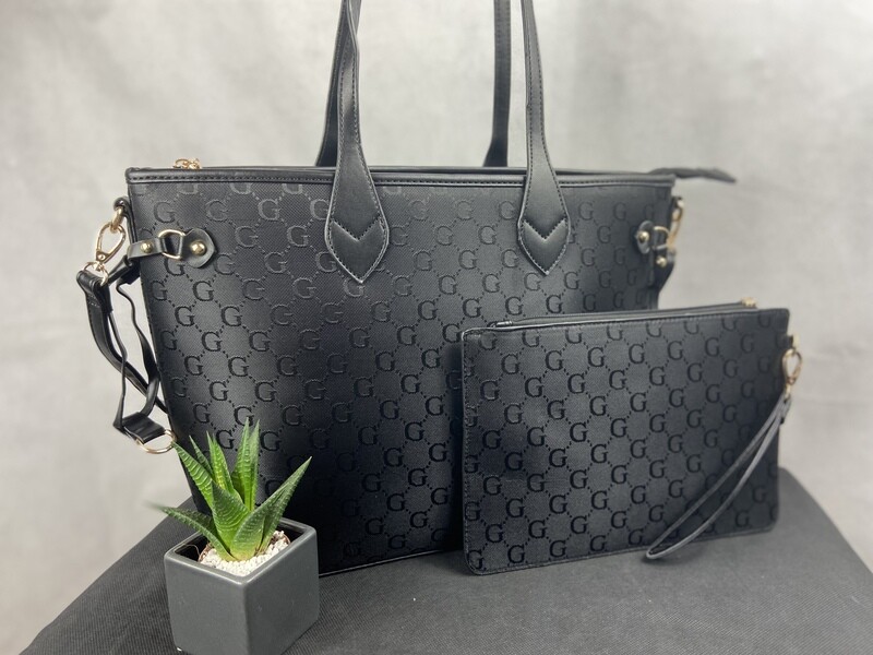 Handbag & purse set- Black