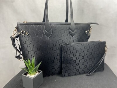Handbag & purse set- Black