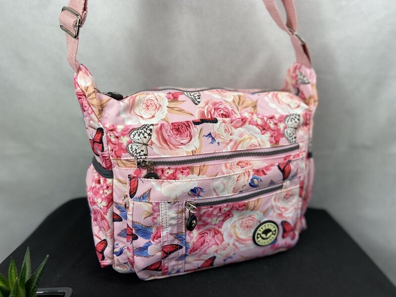 Lightweight Fashion handbag butterfly rose