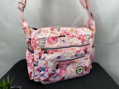 Lightweight Fashion handbag butterfly rose