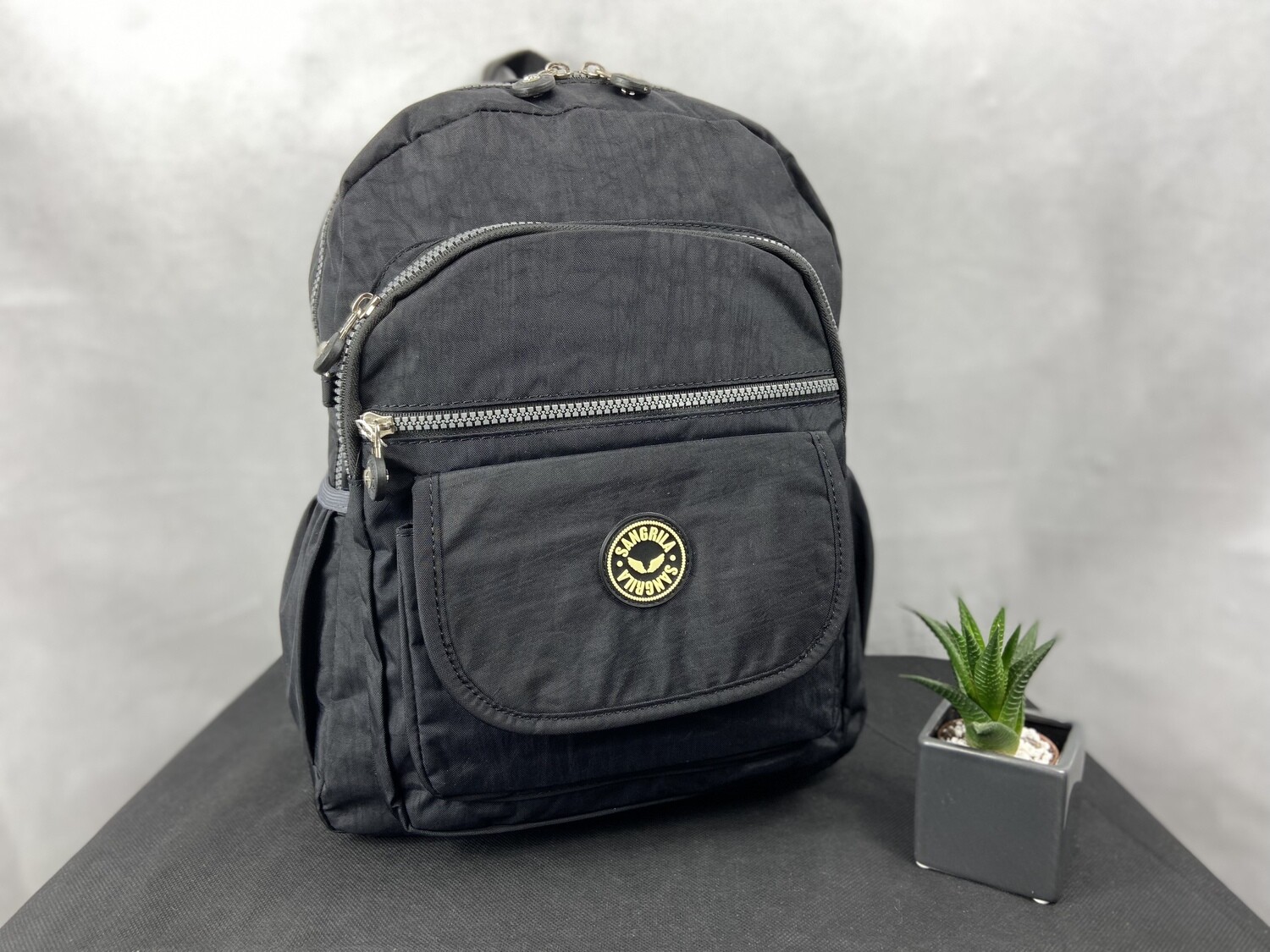 Lightweight black Fashion backpack