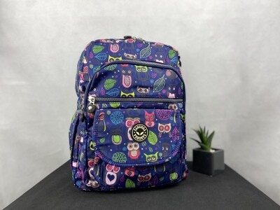Lightweight Owl print Fashion backpack