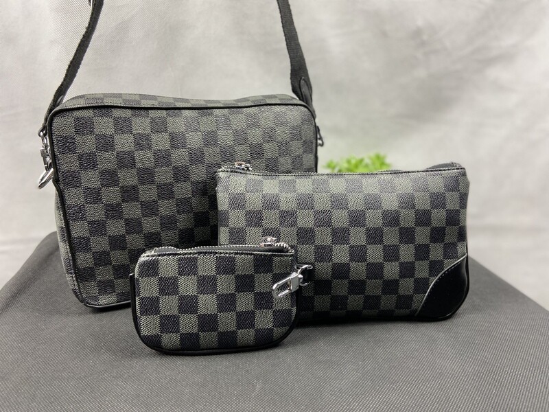 chequered 3 piece set