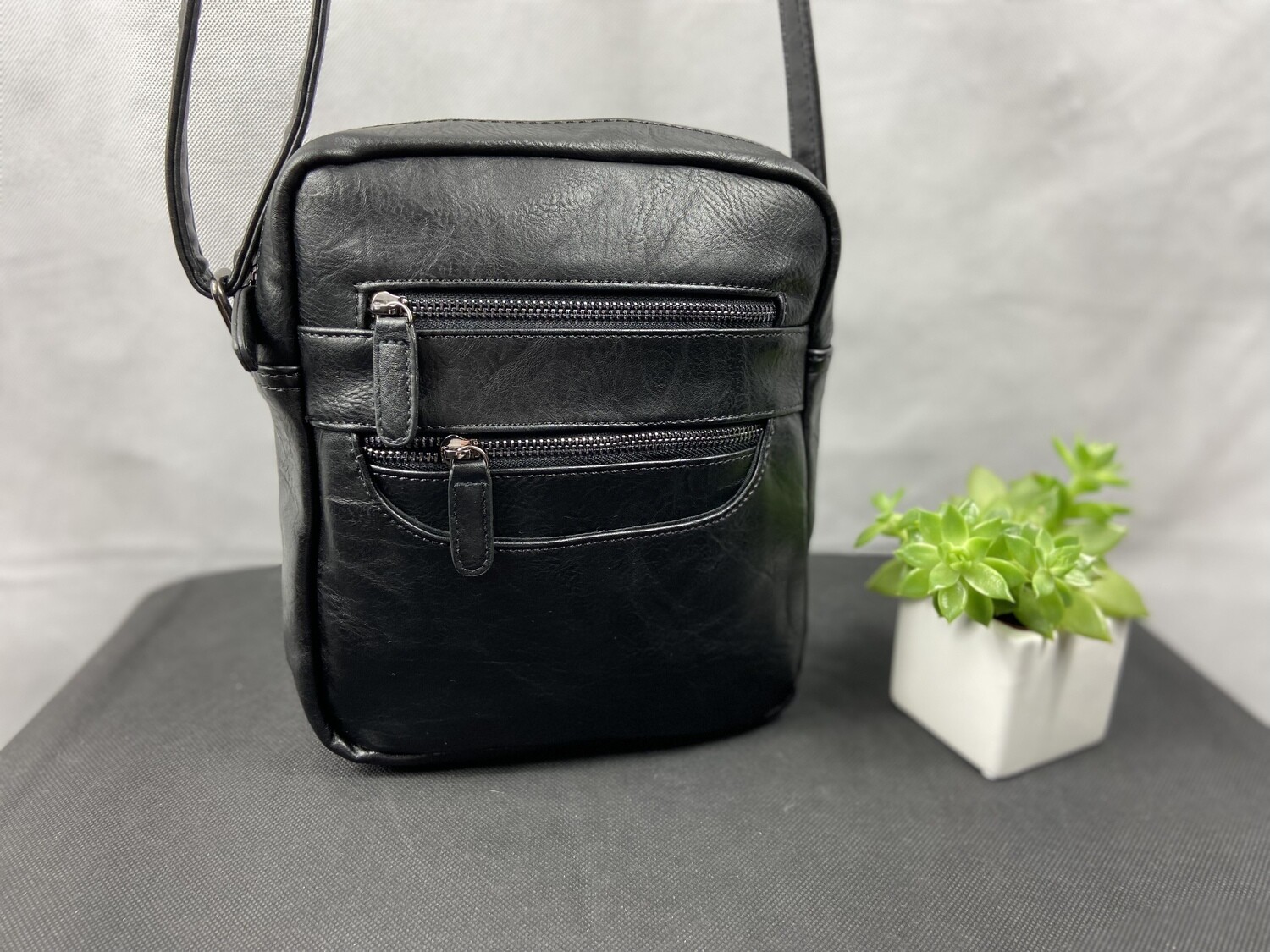 Black crossbody bag