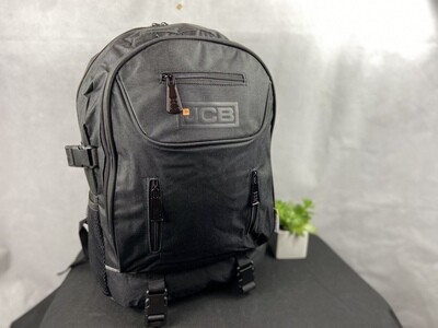 Multi zip JCB Backpack Black
