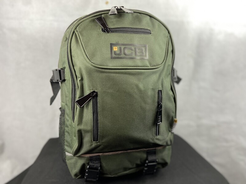 Multi zip khaki JCB Backpack