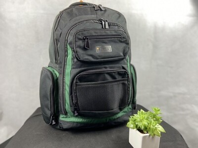 Multi pocket JCB Backpack black/green
