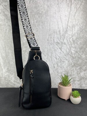 Single strap designer backpack