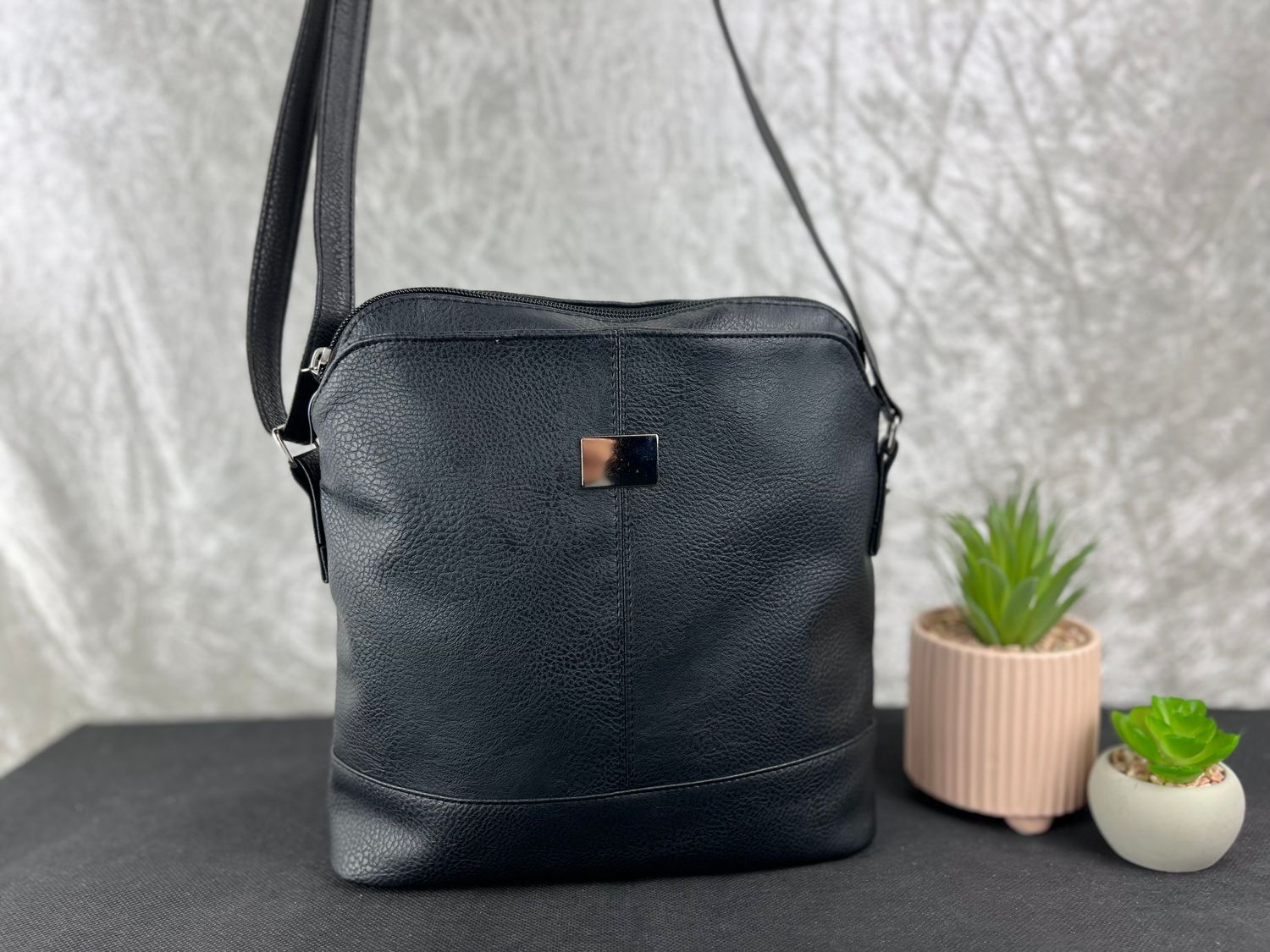 Black fashion handbag