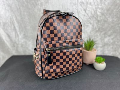 Brown fashion backpack