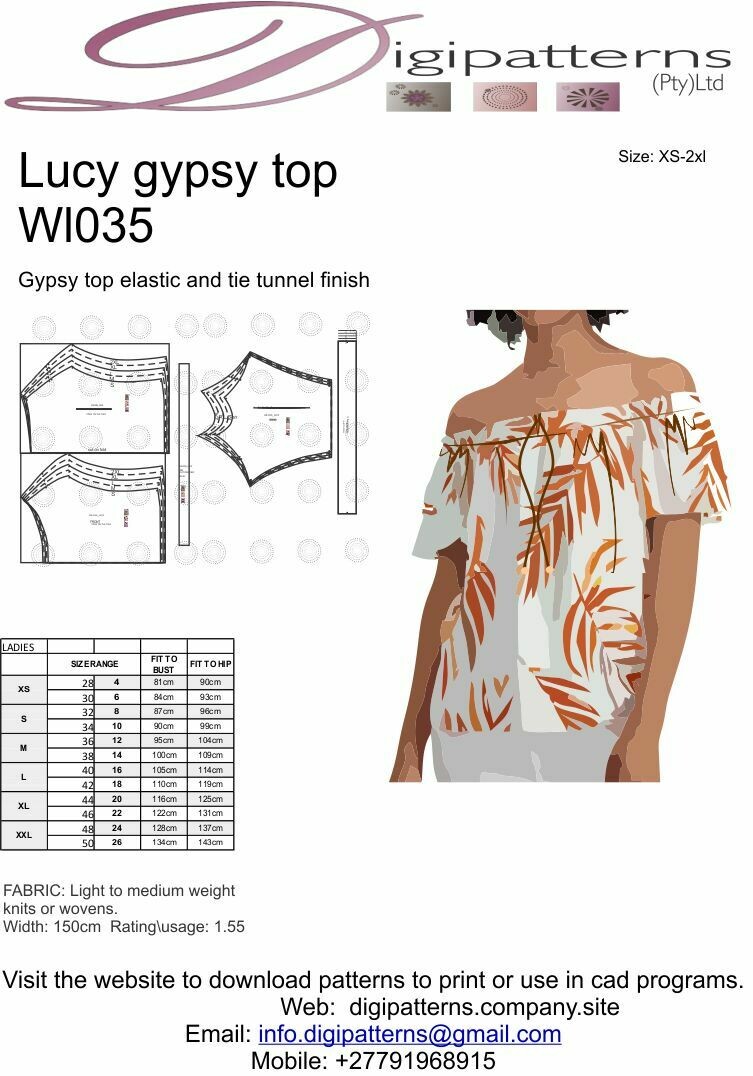 WL035-Gypsytop with a drawstring-PDF nested-S-2XL