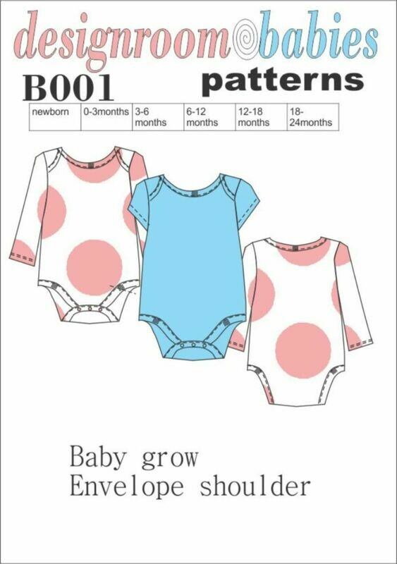 WB001 BABY GROW BODY WITH RIB FINISH