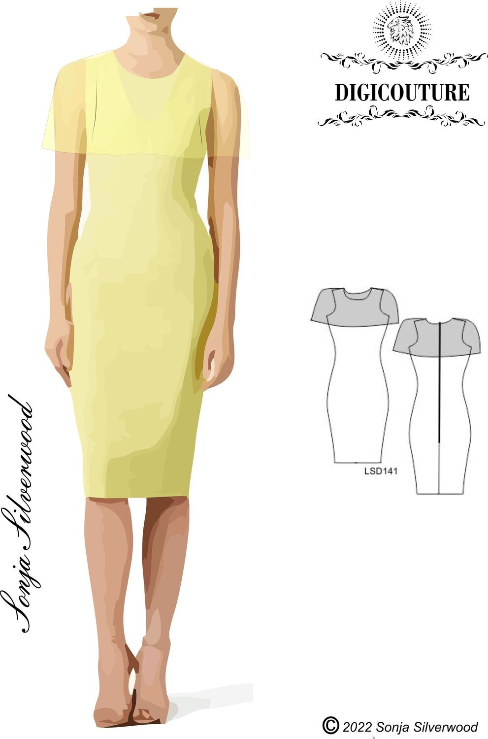 Shoulder cape dress  Couture runway inspired dress