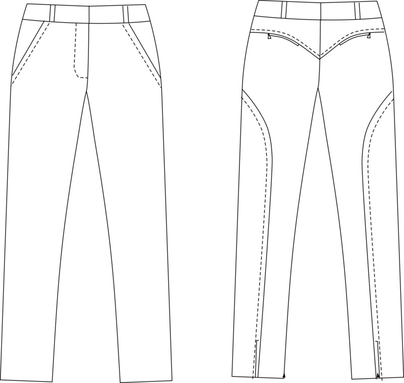 Ladies pants ready to wear