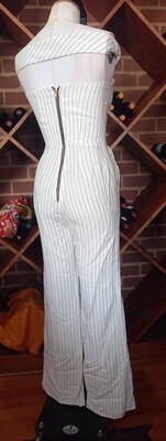 Jumpsuit with shoulder wrap detail