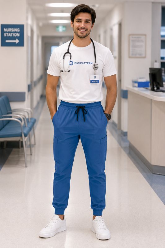 WM008_Mens Jogger- Elasticated waist, rib hem, XS-5XL,HPGL\PLOT\CAD FILE ONLY, sizes seperated.