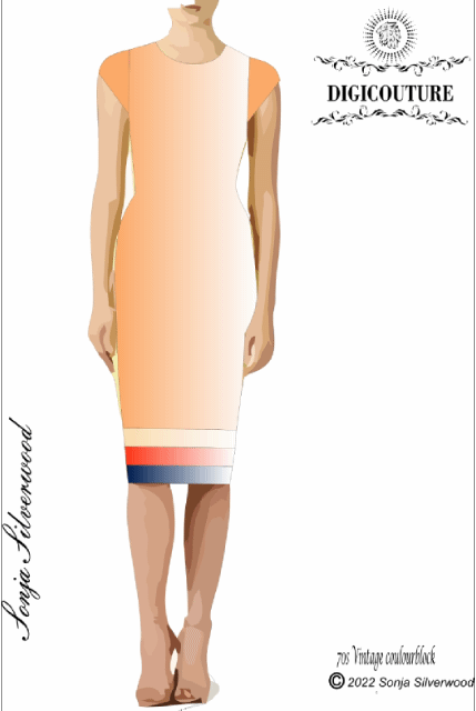 Couturier patterns inspired by top designers.