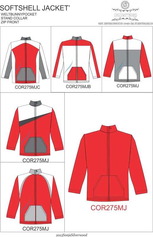 Core unisex softshell jacket