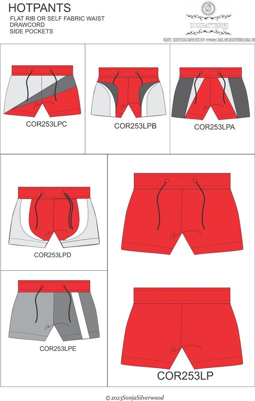 Core Ladies blockshorts